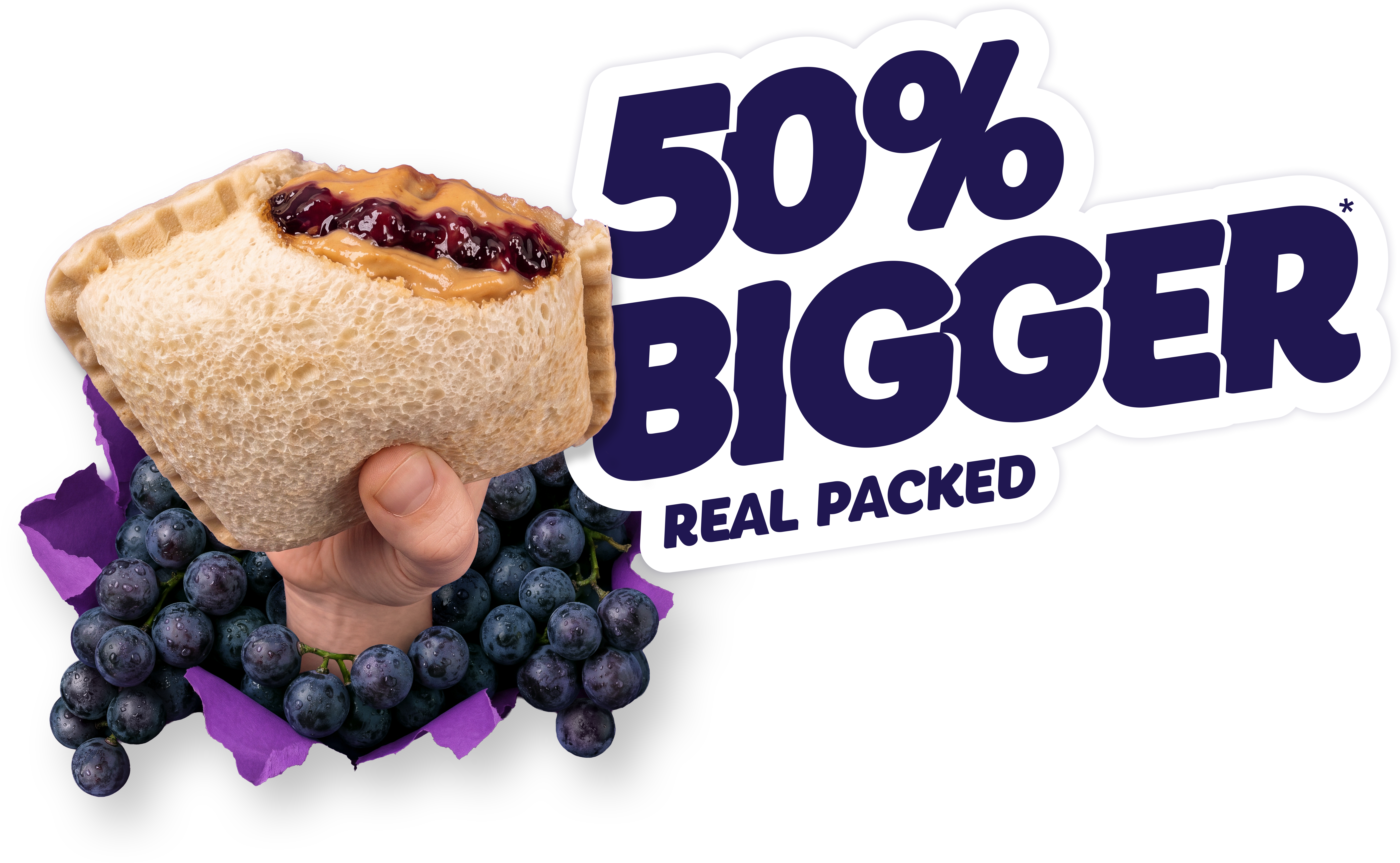 Welch's Real PB&J — 50% bigger, Real Packed
